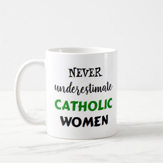 Caneca De Café catholic women (Esquerda)