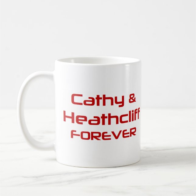 Caneca De Café cathy & heathcliff (Esquerda)