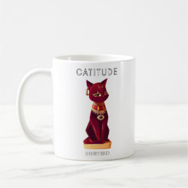 Caneca De Café CATITUDE é tudo