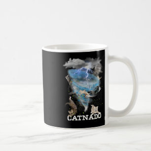 Caneca De Café Catnado Engraçado Melhor Gato Grafado, Lover