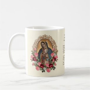 Caneca De Café Católica espanhola Guadalupe Virgem Religiosa Mari