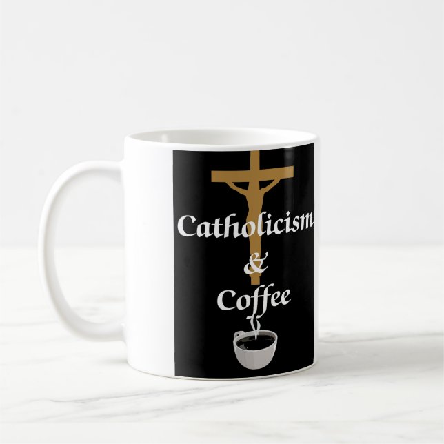 Caneca De Café Catolicismo e café (Esquerda)