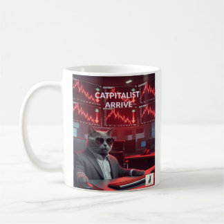 Caneca De Café Catpitalista: Comédia de Acidente de Mercado - Mug