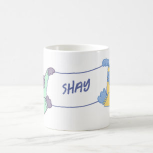 Caneca De Café Cats Cachorros Cachorro Nome Personalizado Coffee