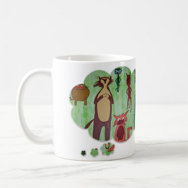 Caneca De Café Cats & Coffee Mug! (Esquerda)