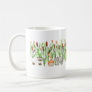 Caneca De Café Cats in CatTails
