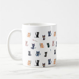 Caneca De Café Cats & Knives Mug