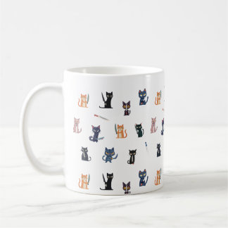 Caneca De Café Cats & Knives Mug