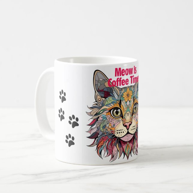 Caneca De Café Cats Lover Mugs (Frente Esquerda)