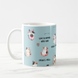 Caneca De Café Cats Mug