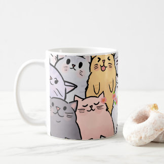 Caneca De Café Cats Mug Adorável