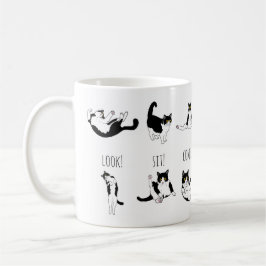 Caneca De Café cat's obedience mug