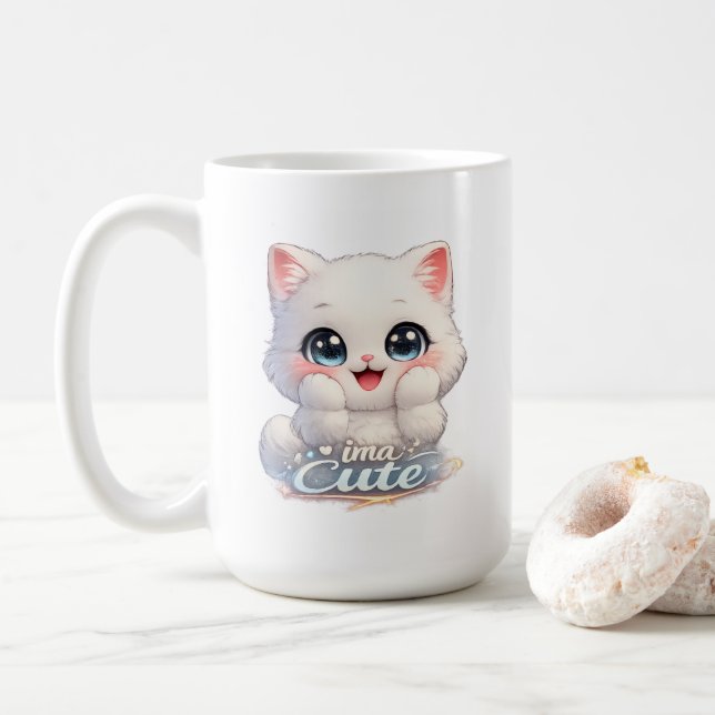 Caneca De Café Catsera 1.0 (Com Donut)