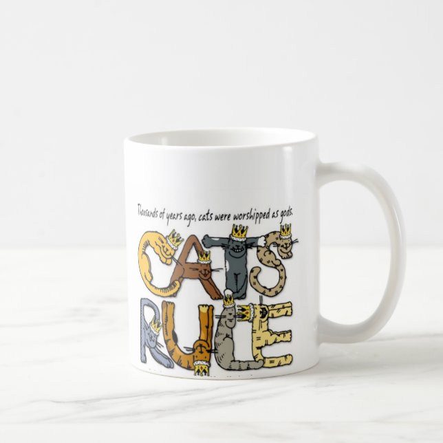 Caneca De Café CatsRuleMug (Direita)