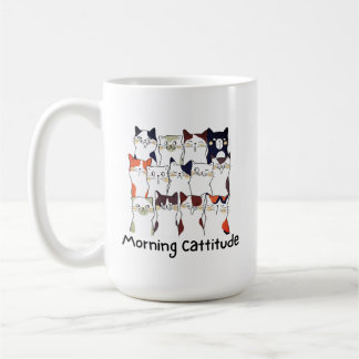 Caneca De Café Cattitude Manhã Alojamento Presente Mug