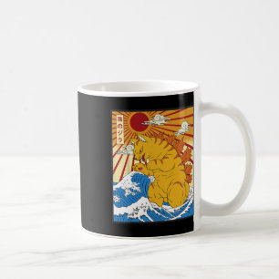 Caneca De Café Catzilla Cat Anime Japonês Kawaii Engraçado Oferec