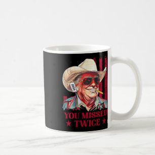 Caneca De Café Caubói Trump Ocidental Você Errou Duas Vezes Trump