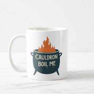 Caneca De Café Cauldron me ferve em uma aventura balnear em magia