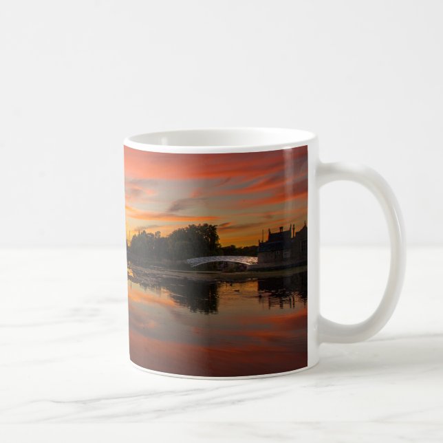 Caneca De Café Causeway Sunset, Godmanchester (I) (Direita)