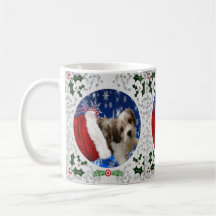 Cavachon Mug, Cachorro de Natal