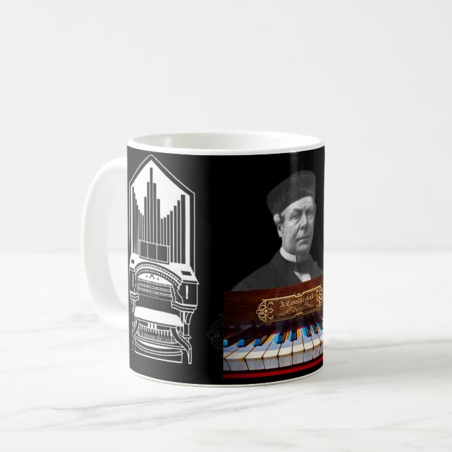 Caneca De Café CAVAILLE COLL PIPE ORGAN BUILDER Gift Mug (Frente Esquerda)