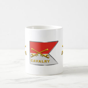 Caneca De Café Cavalaria Cruzada Sabers Guidon