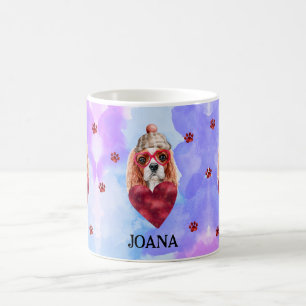Caneca De Café Cavaleiro Azul Spaniel Presente do Dia dos Namorad