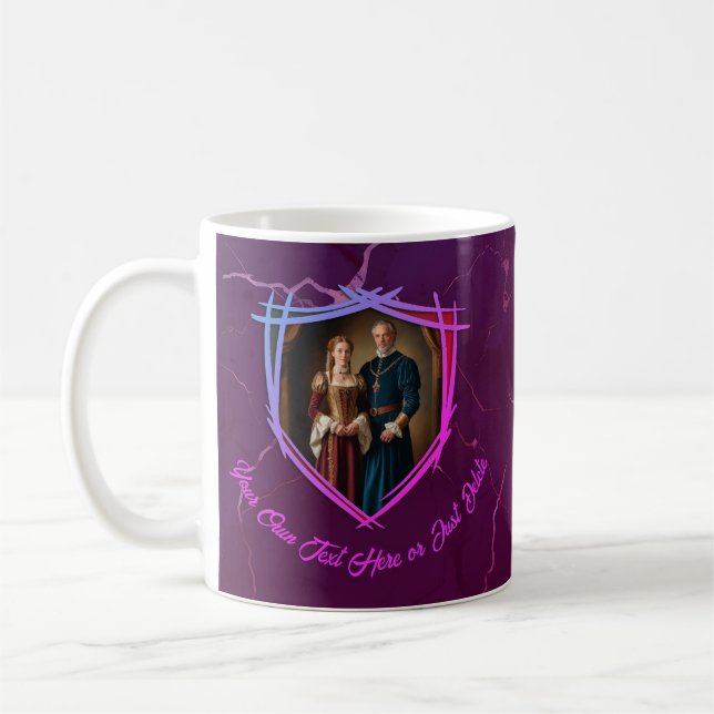 Caneca De Café Cavaleiro Casaco de Armas Medieval - Presente Anti (Esquerda)
