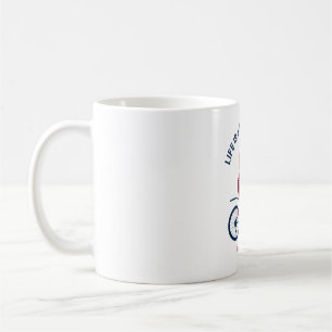 Caneca De Café Cavaleiro Clássico - A vida é uma bela corrida