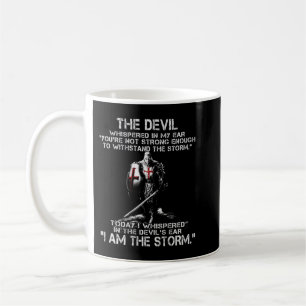 Caneca De Café Cavaleiro Cruzado Guerreiros Templários De Deus Eu