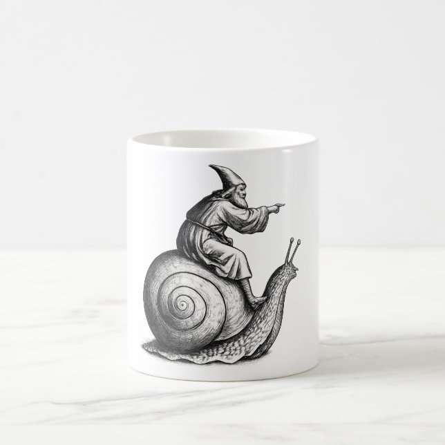 Caneca De Café Cavaleiro de Caracol Medieval Retro, Renascença Vi (Centro)