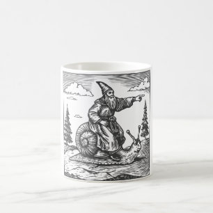 Caneca De Café Cavaleiro de Lesma Medieval Retro Renascença dos