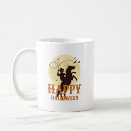 Caneca De Café cavaleiro feliz de halloween