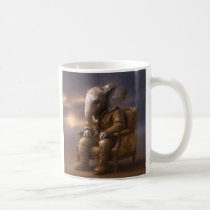 Caneca De Café Cavalheiro Elefante