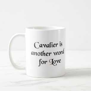 caneca de café cavalier