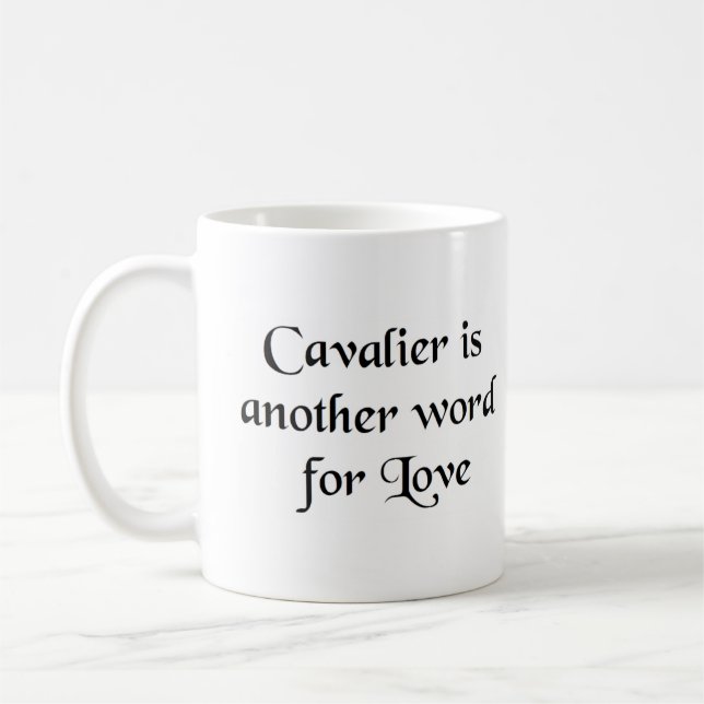 caneca de café cavalier (Esquerda)