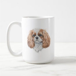 Caneca De Café Cavalier King Charles Spaniel Dog Mug | 15 oz