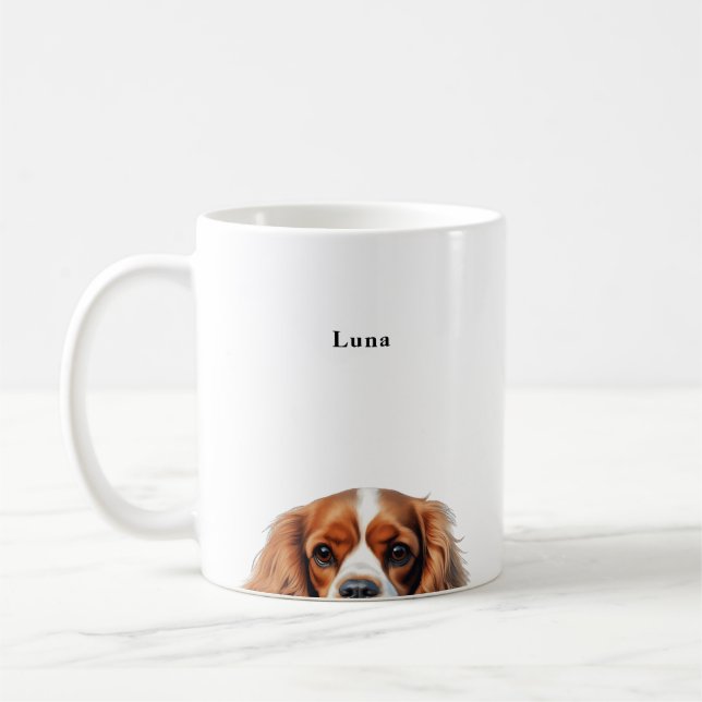 Caneca De Café Cavalier King Charles Spaniel Mugs (Esquerda)