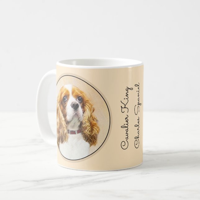 Caneca De Café Cavalier King Charles Spaniel Original (Frente Esquerda)