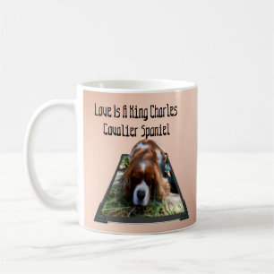 Caneca De Café Cavalier Spaniel Popout Art, Café Mug
