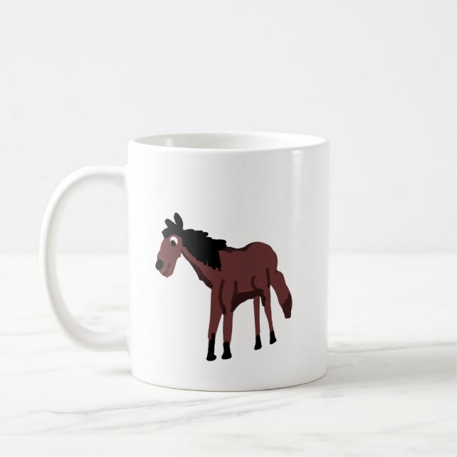 Caneca De Café Cavalo (Esquerda)