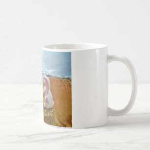 Caneca De Café Cavalo Amarelo, Coelho Primavera