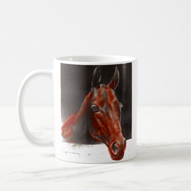 Caneca De Café cavalo amigável (Esquerda)