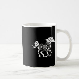 Caneca De Café Cavalo Árabe - Presente de Resistência à Corrida d