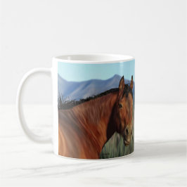 Caneca De Café Cavalo Baio