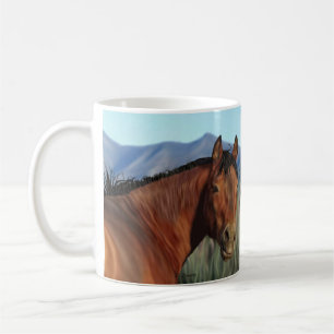 Caneca De Café Cavalo Baio