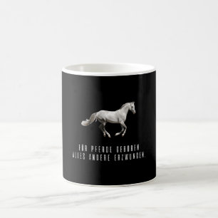 Caneca De Café Cavalo Cavalo Amor Pulso Coração