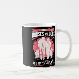 Caneca De Café Cavalo Cavalo - Cavalos & Cães - Cavalo de Ret