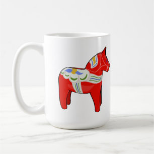 Caneca De Café Cavalo Dalecarliano