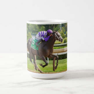 Caneca De Café Cavalo de Corrida, Dotsy em Saratoga 26/8